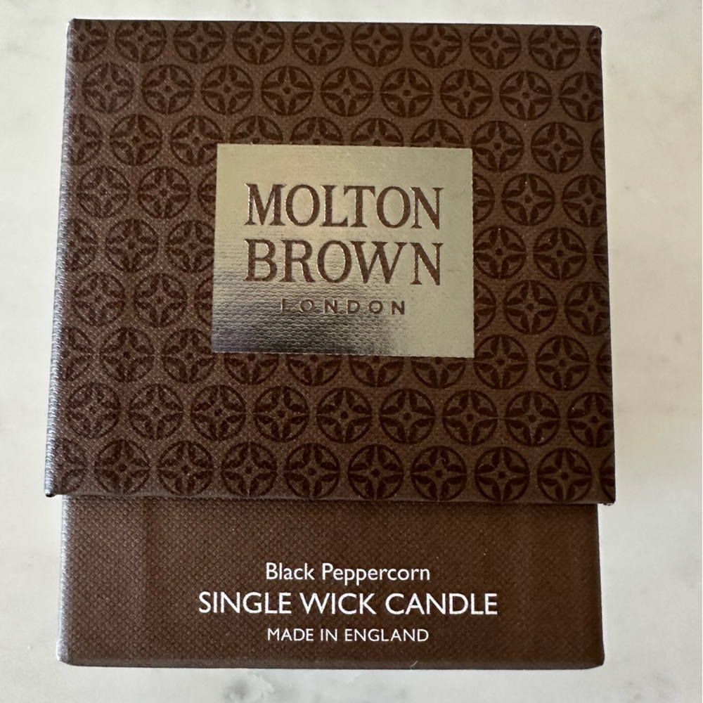 Molton Brown Black Peppercorn Scented Candle  NEW IN BOX